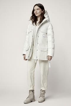 Chamarras Canada Goose Mujer Outlet - Expedition Abrigos Blancos TH1879402